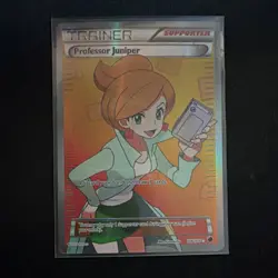 Pokemon TCG Professor Juniper Trainer Supporter Plasma Freeze Full Art Holo 116… - Image 1