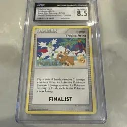 CGC 8.5 Finalist Tropical Wind 2009 DP48 Pokemon World Championship Promo Mint - Image 2