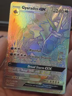 Gyarados GX - 112/111 [Crimson Invasion] Pokemon TCG - RAINBOW SECRET RARE - Nm - Image 4