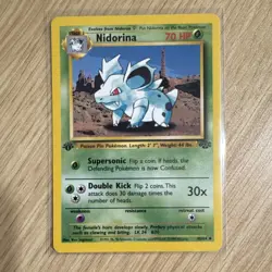 Nidorina 40/64 Jungle 1st Edition Pokemon 1999 - Image 1