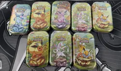 Pokemon Prismatic Evolution Mini Tin Sealed 8 Lot Sealed - Image 1