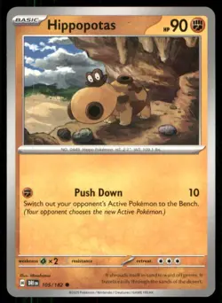 Pokemon TCG hippopatas - Image 1