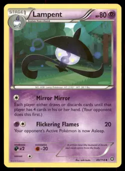 Pokemon TCG Pokemon Lampent Lampent Uncommon Regular - Image 1
