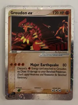 Pokemon 2003 Groudon EX Holo Black Star Promo 002 NM - Image 3
