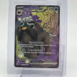 Arvens Mabosstiff EX 218/182 Pokemon Destined Rivals Full Art Illustration Rare - Image 1