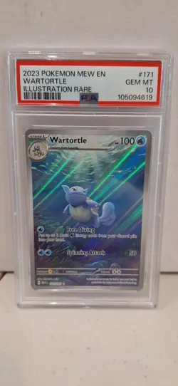 Pokemon - Wartortle - Holo Illustration Rare #171/165 - Pokemon 151 - PSA 10 - Image 1