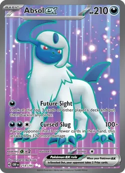NM Absol ex Ultra Rare 214/197 Obsidian Flames (OBF) Pokemon TCG - Image 1