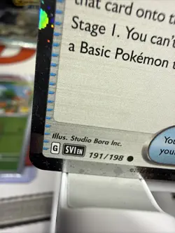 1x Rare Candy 191/198 Holo Pokemon Prize Pack Scarlet & Violet variant *G - Image 3