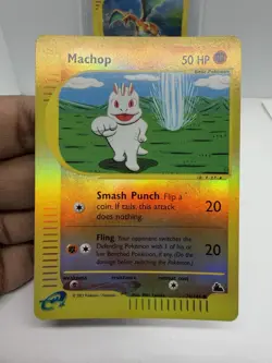 Machop 74/144 Skyridge Reverse Holo Rare Pokemon TCG Nintendo NM! - Image 1
