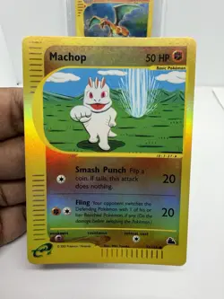 Machop 74/144 Skyridge Reverse Holo Rare Pokemon TCG Nintendo NM! - Image 2