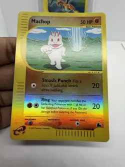 Machop 74/144 Skyridge Reverse Holo Rare Pokemon TCG Nintendo NM! - Image 5