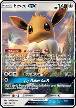 Eevee GX - SM176 - SM Black Star Promo HP, English Pokemon Promos - Image 1