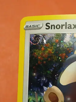 GALAXY SWIRL Pokemon Sword & Shield Base Set Snorlax 140/202 Promo Cosmos Holo - Image 4