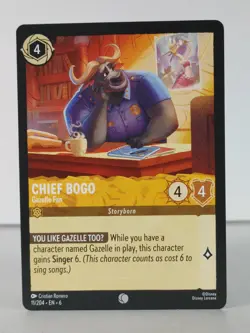 Chief Bogo - Gazelle Fan - Azurite Sea - 11/204 - Lorcana singles - Image 1