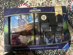 Disney Lorcana First Chapter Collector Set Bundle - 6 packs, portfolio, No Promo - Image 2