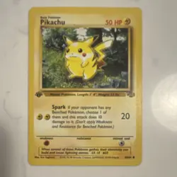 Pokemon TCG Pikachu Jungle 1st Edition 60/64 50 HP Common Regular English Card - Image 1