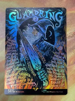 MTG LTR 0747 Glamdring#2 NM EN Borderless Poster Foil - Image 1