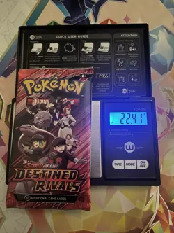 (VERY HEAVY) 22.41g Pokemon TCG Destined Rivals Booster Pack (SEALED)✅ - Image 1