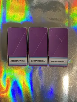 Pokemon TCG Scarlet & Violet Destined Rivals Booster Bundle Box Lot of 3 Empty - Image 3