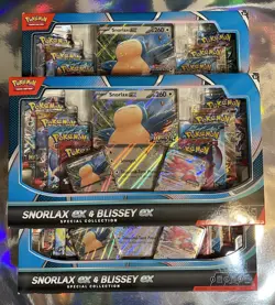 Pokemon Snorlax ex Blissey ex Special Collection Box Lot of 5 ✅ Factory Sealed - Image 1