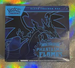 Pokemon TCG Mega Evolution Phantasmal Flames Elite Trainer Box *Dent* ✅ In Hand - Image 1