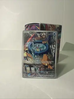Pokemon Squirtle Illustration Rare Full Art Holo 148/142 Sv07: Stellar Crown - Image 1