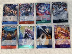 One Piece Op02 Bulk Cards. 18 Rare Holo and 2 Bundles of Commons and Uncommons - Image 1
