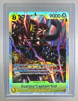 Eustass "Captain" Kid 2025 One Piece Royal Blood OP10 #OP10-112 Super Rare - Image 1