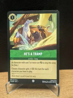 He's a Tramp 117/204 Archazia's Island Disney Lorcana Non Foil - Image 1