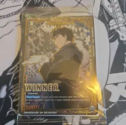 Union Arena (SEALED) Roy Mustang Alternate Art Winner Promo - Image 1