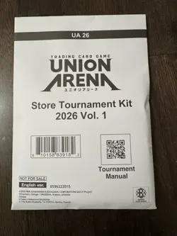 Union Arena TCG Trading Card Game Store Tournament Kit 2026 Vol 1 English Sealed - Image 1