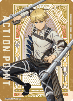UNION ARENA EX10BT/AOT-2-AP03 Action Point Card AP Attack on Titan - Image 1