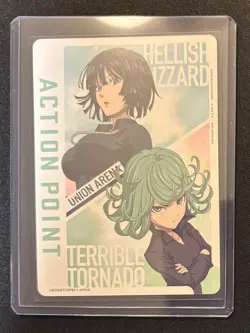 Hellish Blizzard Action Point OPM-1-AP04 Union Arena One Punch Man Card - Image 3