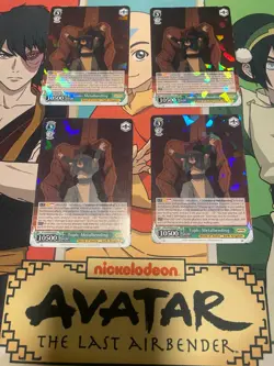 x4 Weiss Schwarz Avatar Last Airbender Toph: Metalbending ATLA/WX04-029 R - Image 2