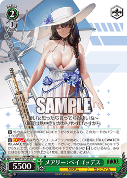 Weiss Schwarz NIK/S117-039 Mary: Bay Goddess R NIKKE - Image 1
