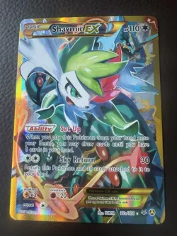 Pokemon Shaymin EX 077a/108 Alternate Art Holo Card Near Mint - Image 1
