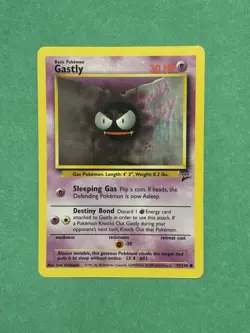Gengar Pokemon Card TCG 5/62 Fossil Set Holo Rare 1999 WOTC 80 HP Gastly Haunter - Image 2