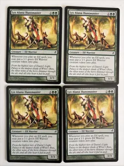 Lys Alana Huntmaster X4 4 4X Lorwyn MTG Magic the Gathering Cards - Image 1