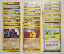 Pokemon - 58 Different EX Series Cards - eReader Sets - Vintage 2003 - LP - Image 2