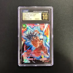 Dragon Ball Super Card Game History of Z BT27-019 SPR Son Goku CGC 10 Pristine - Image 1