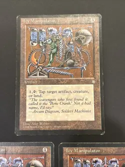 3x Icy Manipulator [Ice Age] MP MTG Magic - Image 2