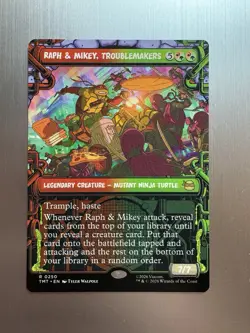 Raph & Mikey, Troublemakers 250 - MTG: Teenage Mutant Ninja Turtles - Borderless - Image 1