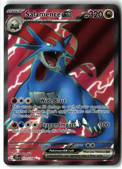 Salamence ex ⭐ 177/159 Holo Ultra Rare Journey Together 2025 Pokemon NM - Image 1