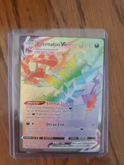 Pokemon TCG Eternatus VMAX Darkness Ablaze 192/189 Rainbow Secret Rare - Image 1