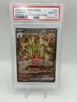 Hydrapple EX 167/142 Special Illustration Rare Pokemon TCG Stellar Crown PSA 10 - Image 1