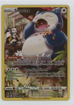 Full Art - Snorlax Pokemon Sword & Shield Lost Origin Trainer Gallery #TG10 - Image 1