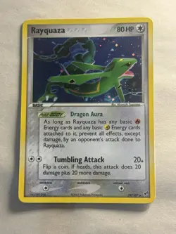 Pokemon TCG Rayquaza EX Deoxys 22/107 Holo Rare - Image 1
