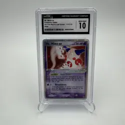 2004 Pokemon Mr. Mime ex EX Fire Red & Leaf Green Holo Rare #111 CGC 10 Gem Mint - Image 1