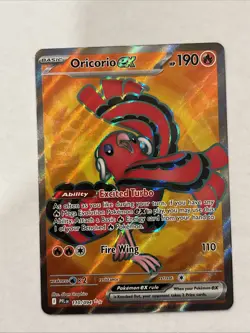 Oricorio Ex 110/094 Phantasmal Flames Ultra Rare Pokemon TCG NM - Image 1