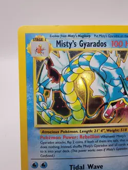 Pokemon TCG Misty's Gyarados Holo Rare Gym Challenge 13/132 Unlimited - Image 3